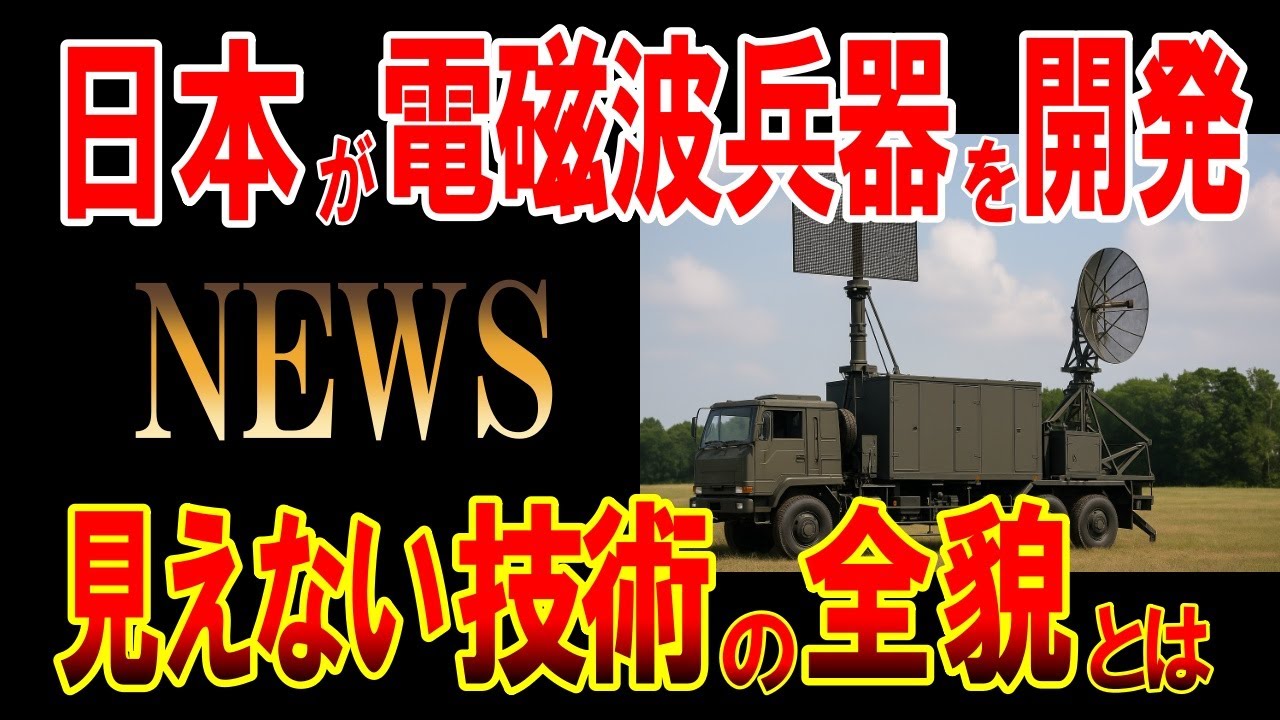 日本が電磁波兵器NEWSを開発！見えない技術の全貌とは！