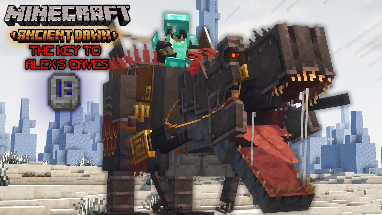 Sadık Dinozor Dostuma Zırh Yaptım! 🦖 Minecraft The Ancient Dawn 100 G&uuml;n #3