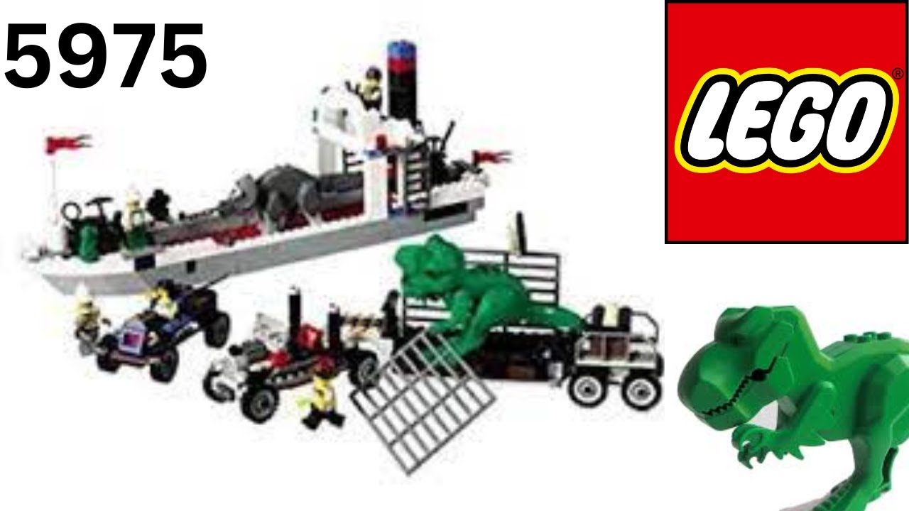 Lego T Rex Transport 5975 review