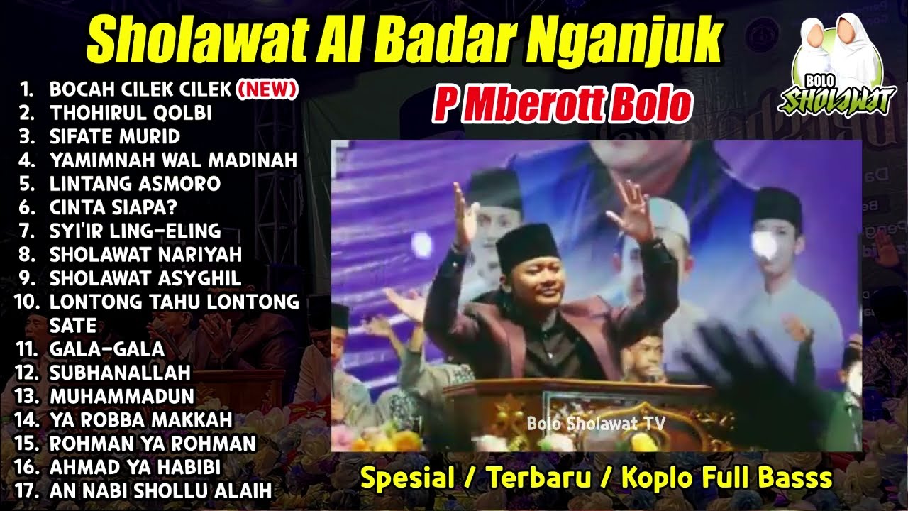 P MBEROTT.. MAJELIS AL BADAR NGANJUK ft GUS BAHRU ZAMZAMI | BOCAH CILEK CILEK