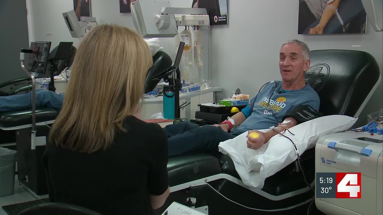 Red Cross volunteer donates platelets 24 times a year, delivers blood to St. Louis hospitals