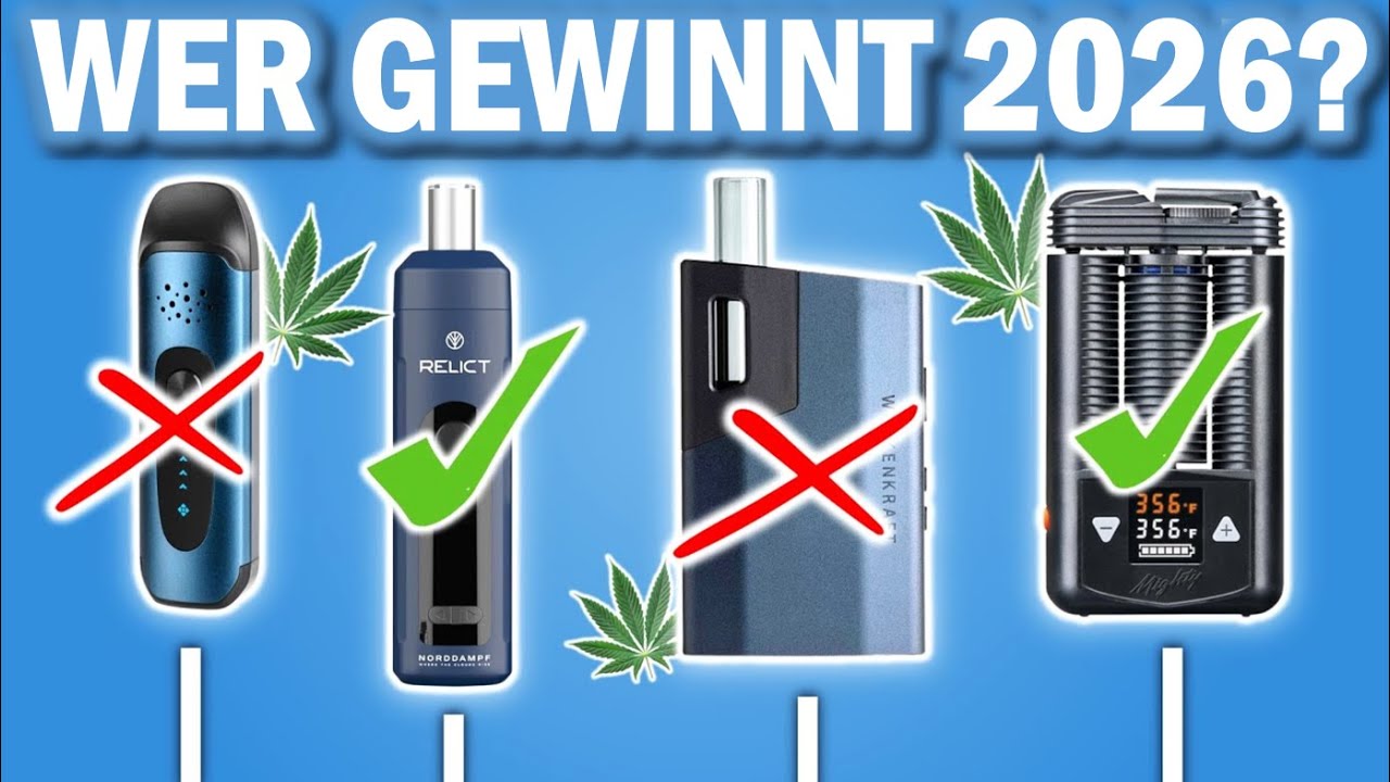 Die besten VERDAMPFER | Top 4 Cannabis Verdampfer & Vaporizer 2026