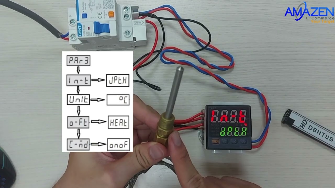 Hướng dẫn c&agrave;i đặt bộ điều khiển nhiệt độ PID TK4S-B4CR Autonics | Amazen.com.vn