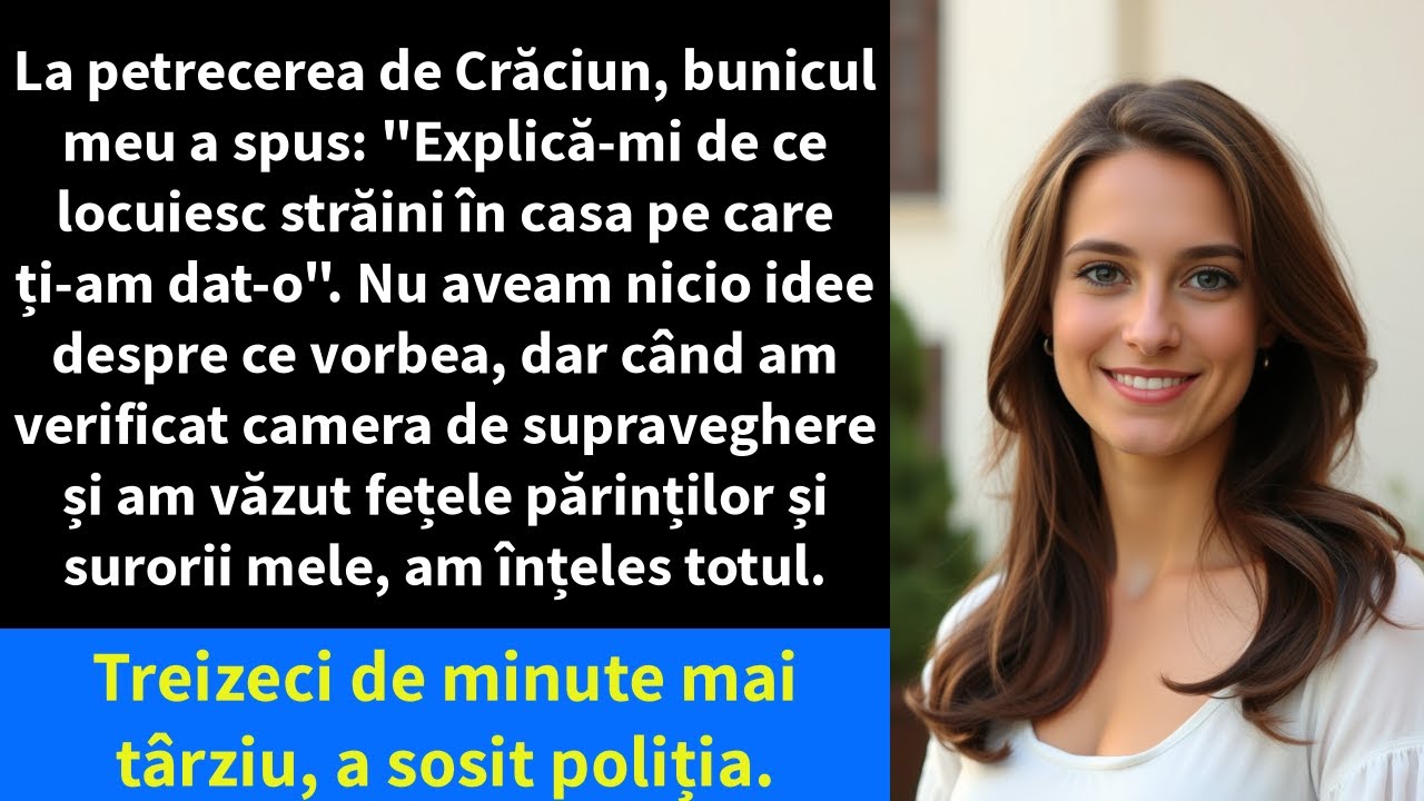 La petrecerea de Crăciun, bunicul meu a spus: 