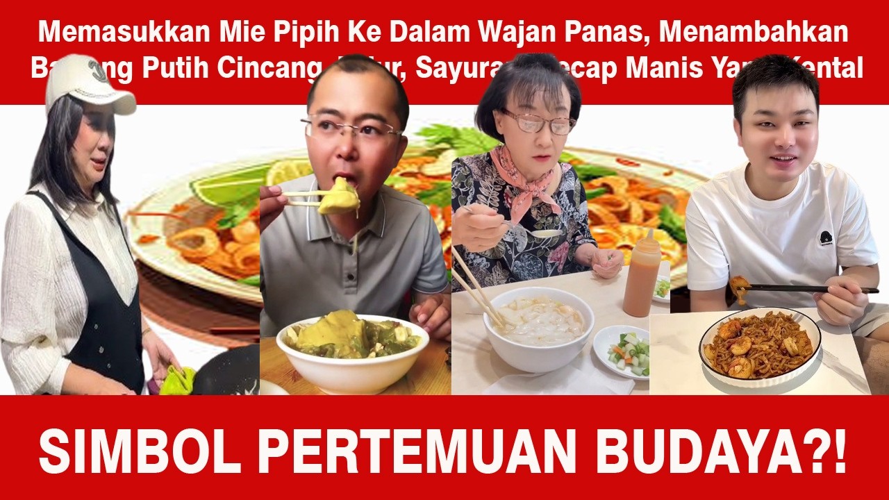 Orang Cina Makan Kwitiau Goreng Beda Rasanya Sama Di Negaranya?!