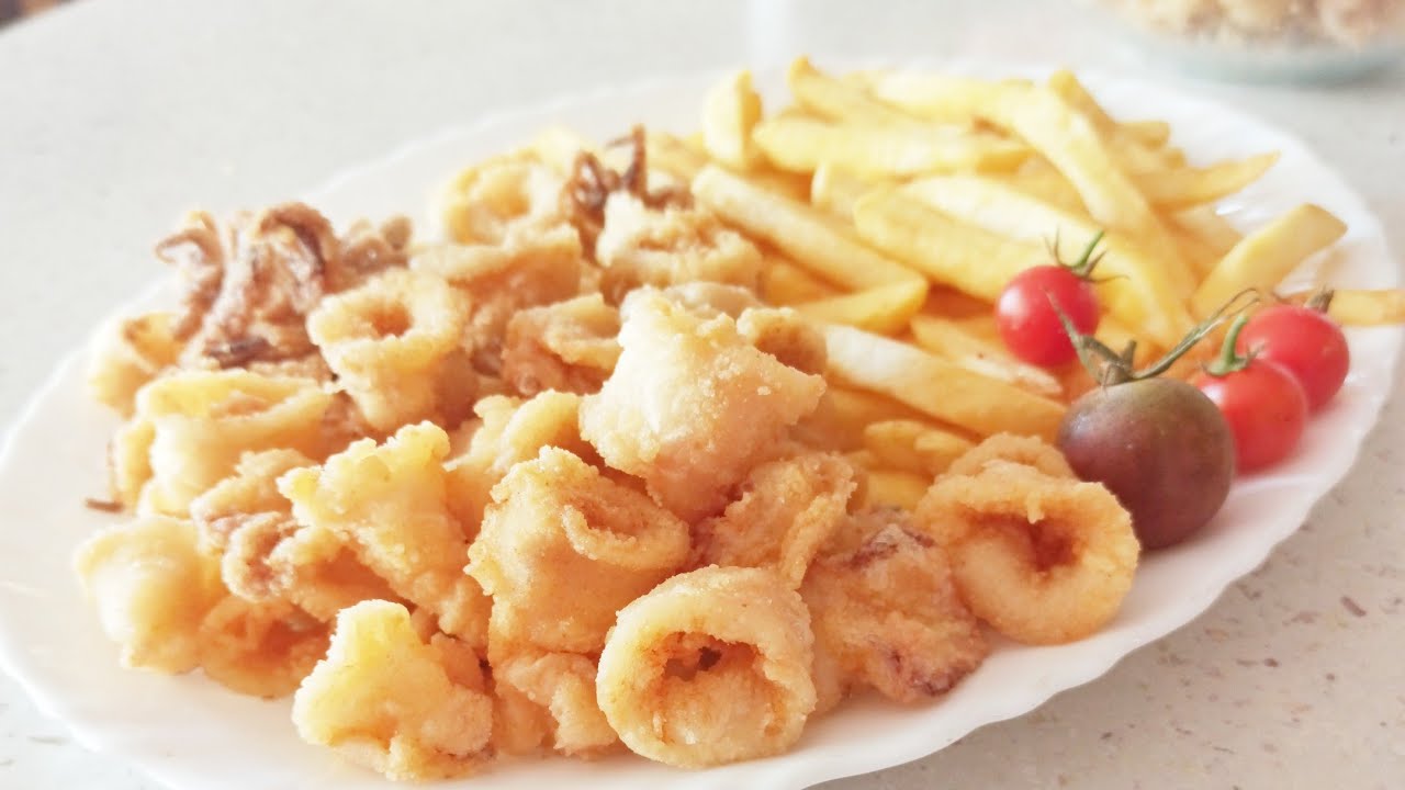 Najmekše Pržene lignje/How To Make Chrispy Fried Calamari/ najbolji recept za pržene lignje