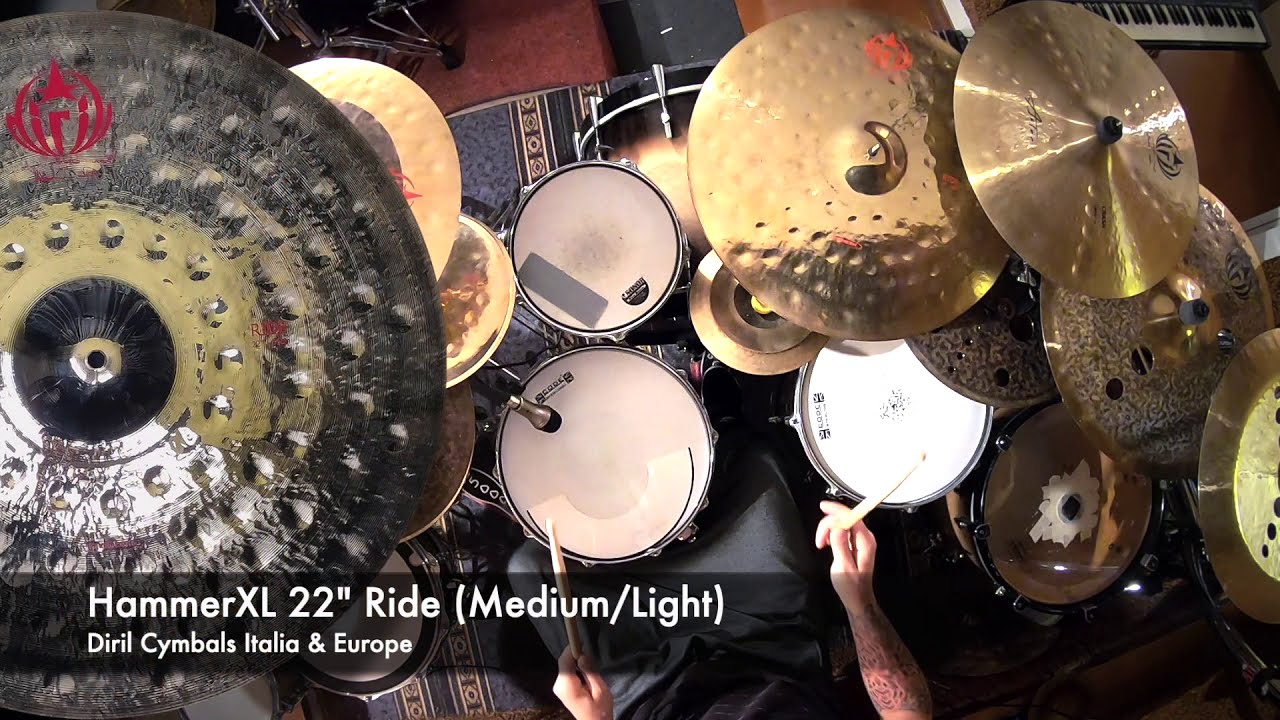 Diril Cymbals Ride Comparison - Special Guest JACOPO PIERAZZUOLI