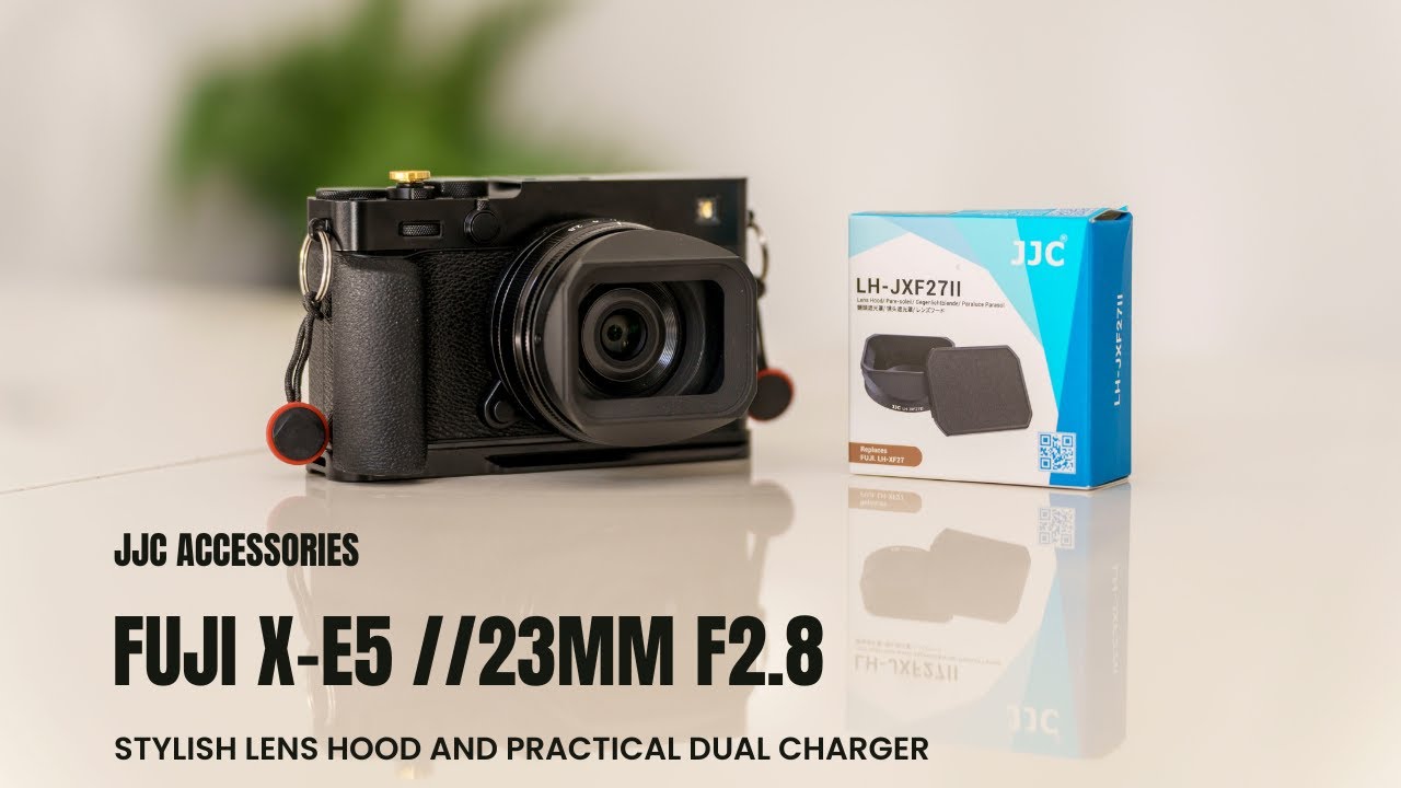Fuji X-E5 // 23mm f2.8 My favourite accessories from JJC