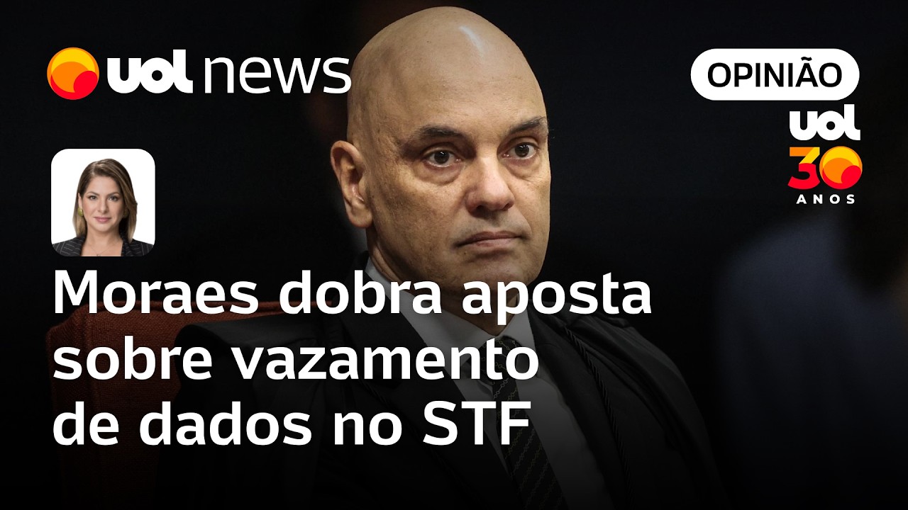 Alexandre de Moraes dobra aposta com postura firme sobre vazamento de dados no STF | Daniela Lima
