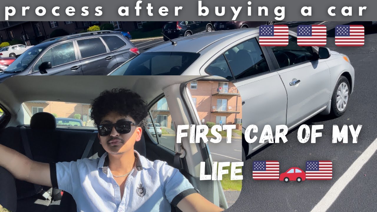 What steps we need to do after buying car in USA 🇺🇸#car #nepali #baltimore #internationalstudents
