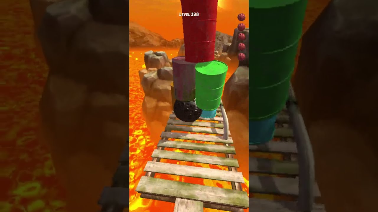 Hard 239 Rollance ball gameplay adventure Level