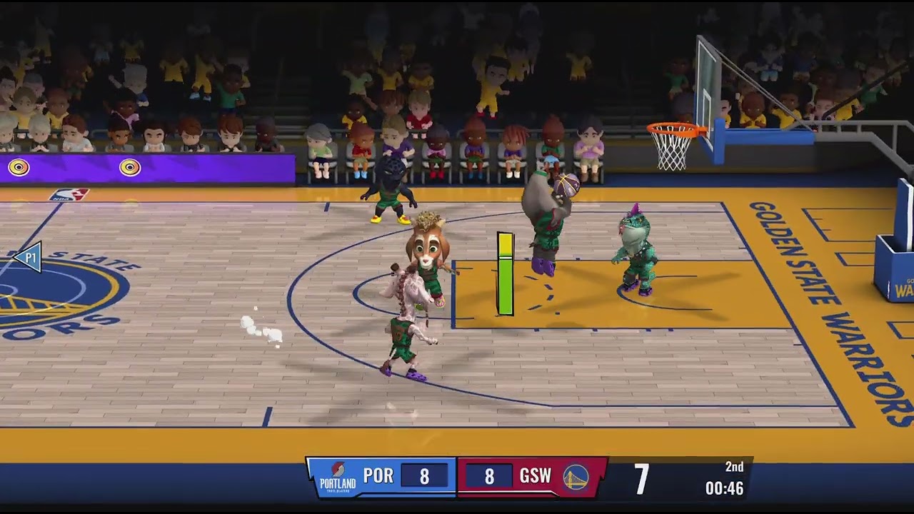 NBA BOUNCE Game 023 Portland Trail Blazers vs Golden State Warriors