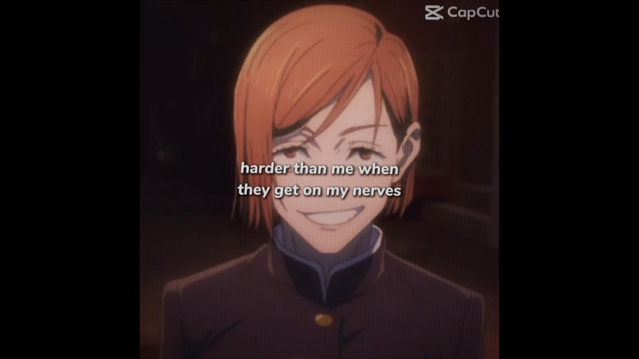 She is kinda scary #anime #jjk #nobara #hammer