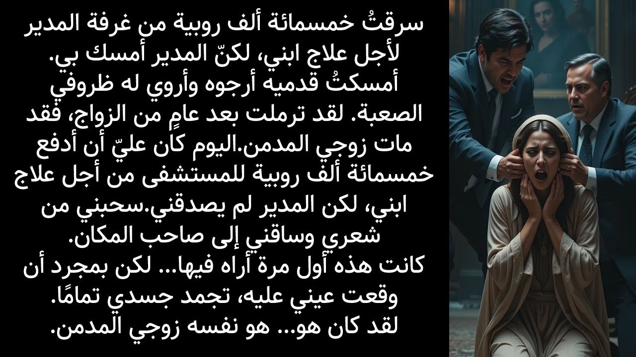 سرقت لأجل ابني لكنني صُدمت بمن وجدت #قصص_واقعية