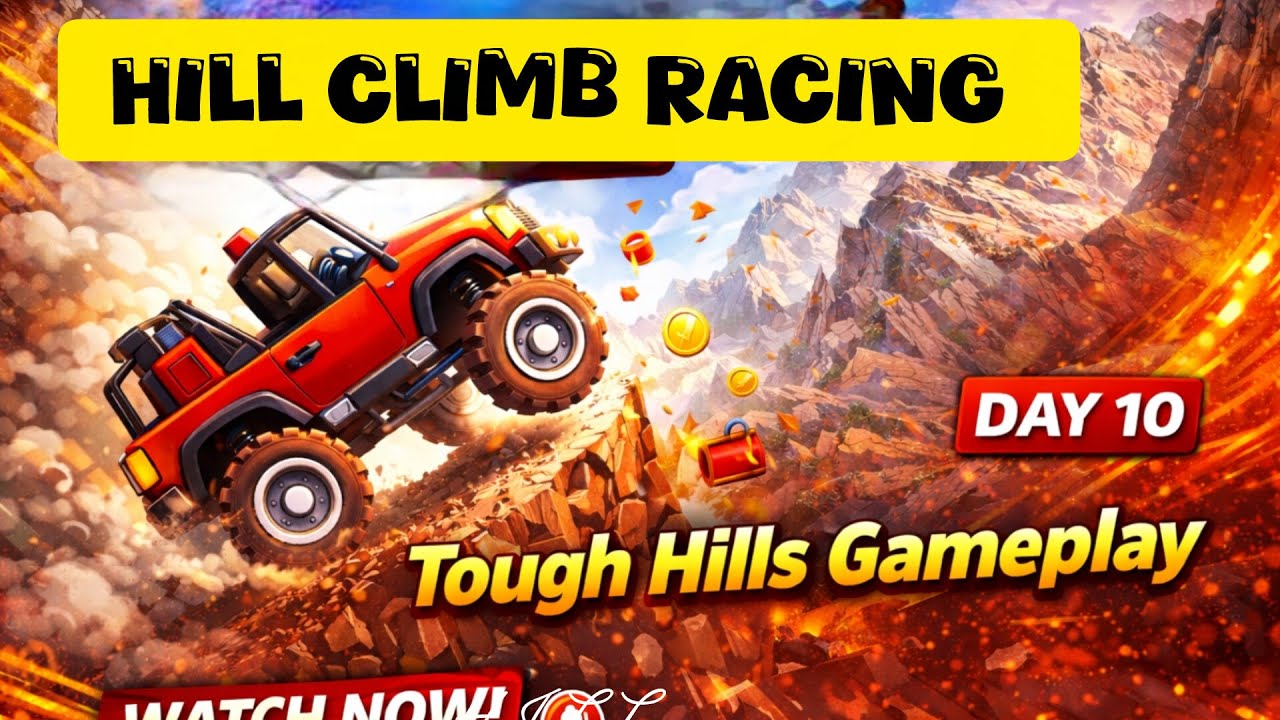 Hill Climb Racing LIVE 🚗 | Tough Hills Gameplay |Zero Scope YT | Day 10