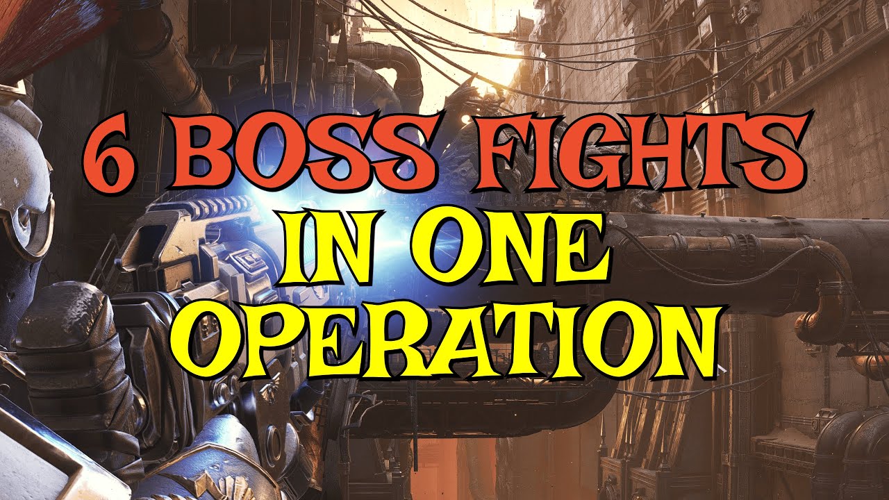 6 BOSS FIGHTS IN ONE OPERATION! #warhammer40k #spacemarine2 #gaming