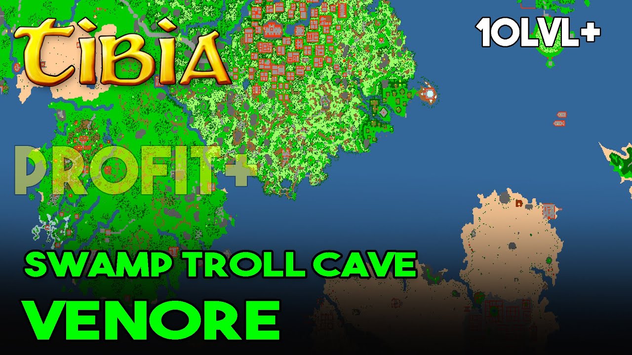 PROFIT NA FACC - Tibia - Swamp Trolle Venore - Gdzie je znaleźć?! Zarabiaj zbierając Medicine Pouch!