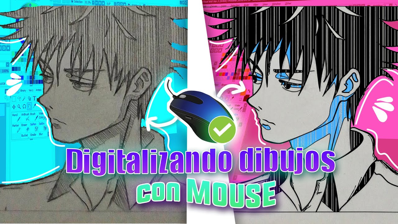 ¿CÓMO DIGITALIZAR DIBUJOS en PAINT TOOL SAI? || TUTORIAL