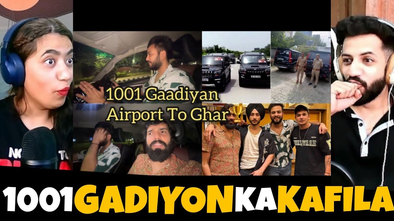 1001 Gaadiyan Ayengi Kya Gurgaon Airport😍 | Elvish Yadav Meetup | The Tenth Staar