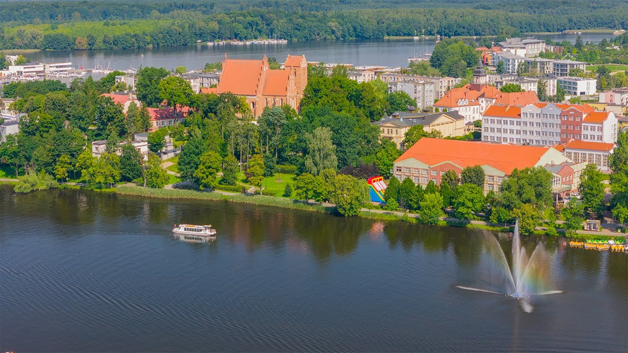 Iława z lotu ptaka - lato 2025