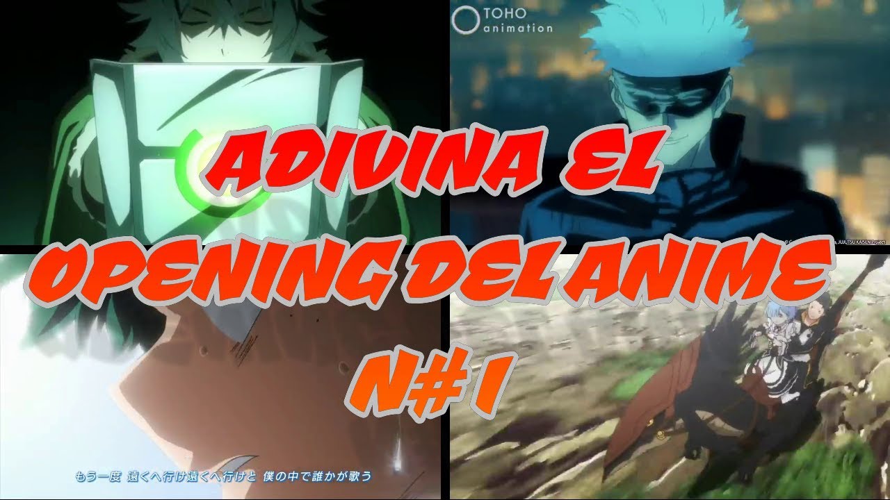 Adivina el Opening de ANIME N&deg;1| Openings Populares FACIL| Desafio Otaku| 50 Ops