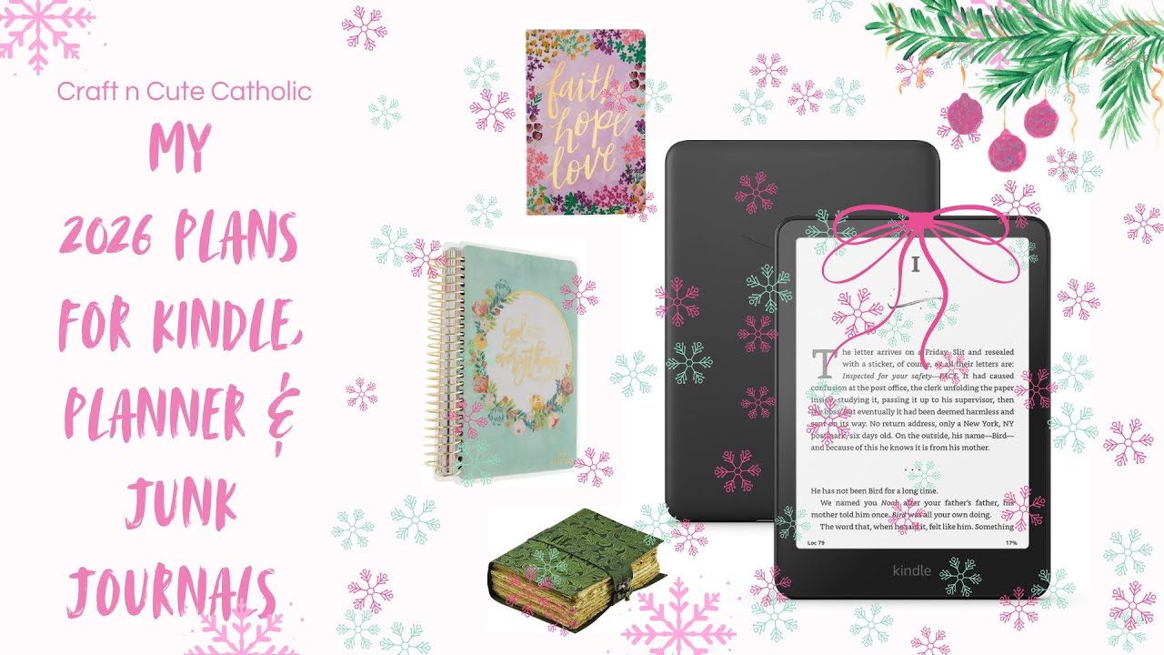 📚 Обзор Kindle Paperwhite + ежедневник Hobby Lobby | Ведение дневника в стиле «джонтинг» и планы ...
