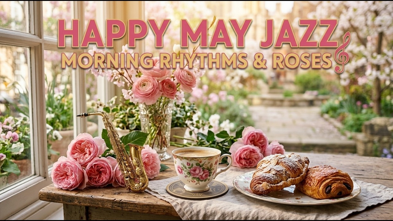 Happy May Jazz ☕ Positive Spring Morning Coffee with Smooth Bossa Nova for Upbeat Your Moods