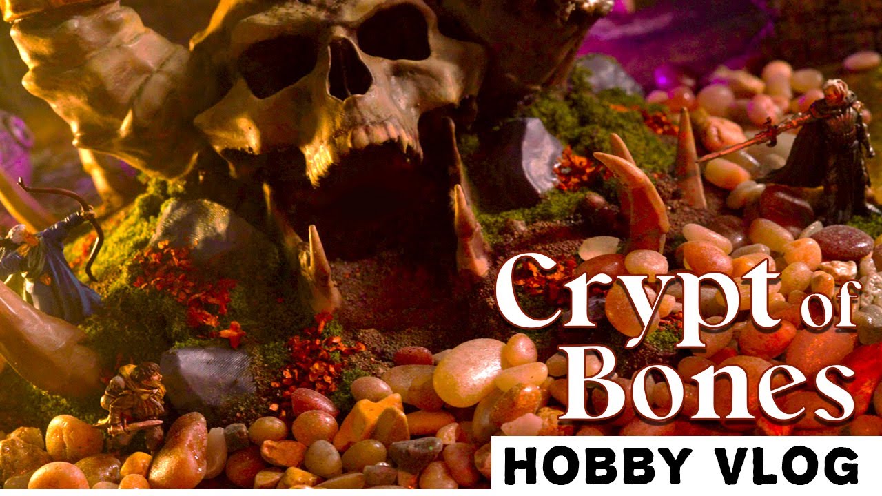 Crypt of Bones D&D Halloween Diorama Hobby Vlog — Fogtober 2025 🎃