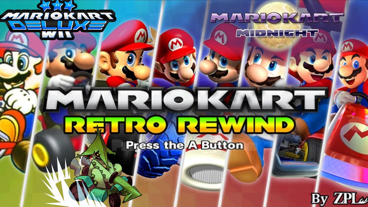 The most IMPORTANT Mods! Let´s try some Mario Kart Wii mods! - Retro Rewind, Midnight, Wii Deluxe