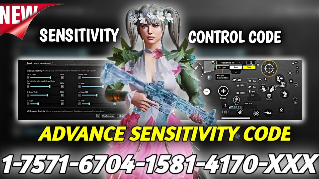 🔥 BGMI SENSITIVITY SETTING 4.1 🥵 | BGMI BEST SENSITIVITY SETTING 😱| ZERO RECOIL SENSITIVITY BGMI