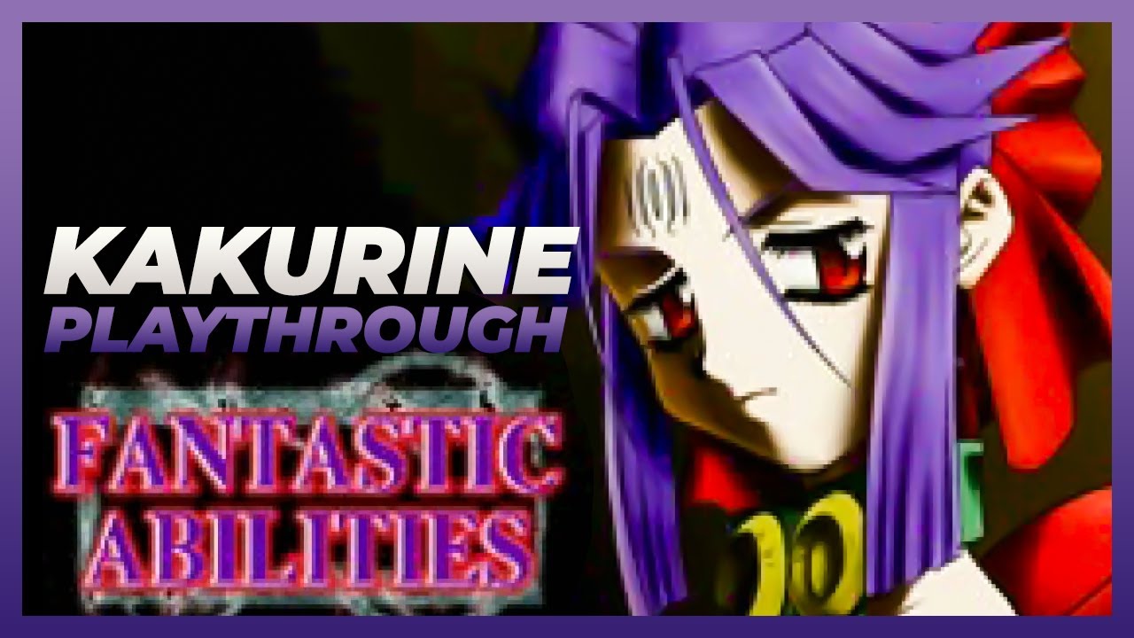 EVIL ZONE (PS1) - KAKURINE STORY MODE (Playthrough/Longplay) Hard