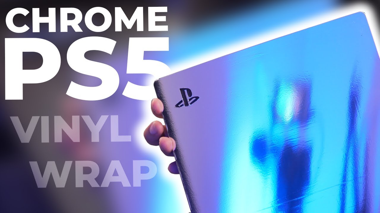 ВИНИЛОВАЯ ОБЕРТКА для PS5! (Сделай сам)