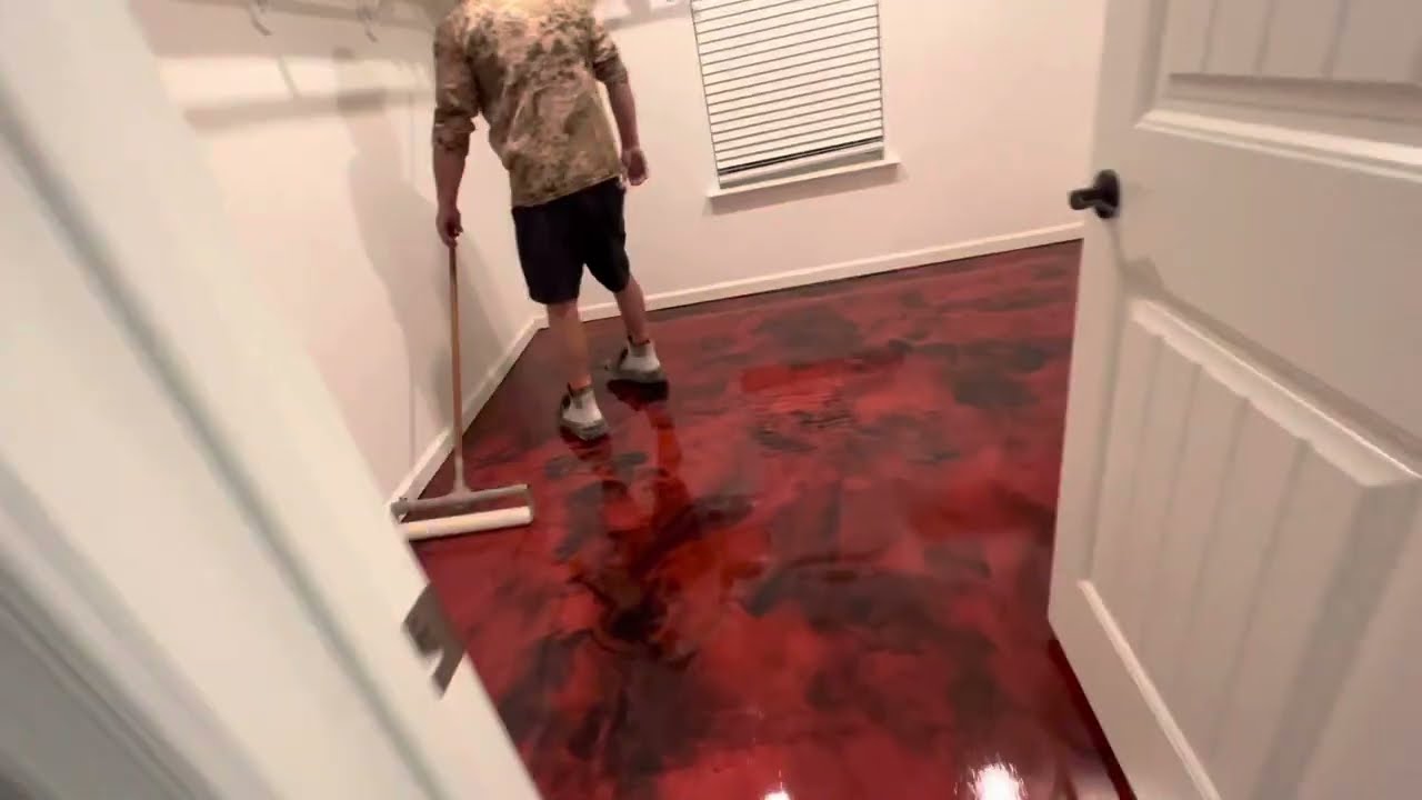 Metallic epoxy flooring￼