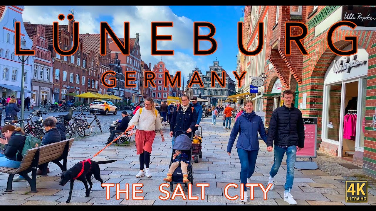 Lüneburg,  Germany 🇩🇪 | A Vibrant Sunny Summer ☀️ 4K Walking Tour in the iconic German SALT City