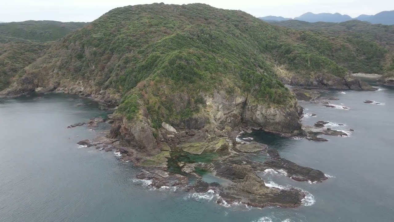島根県大田市　五十猛漁港で空撮！！