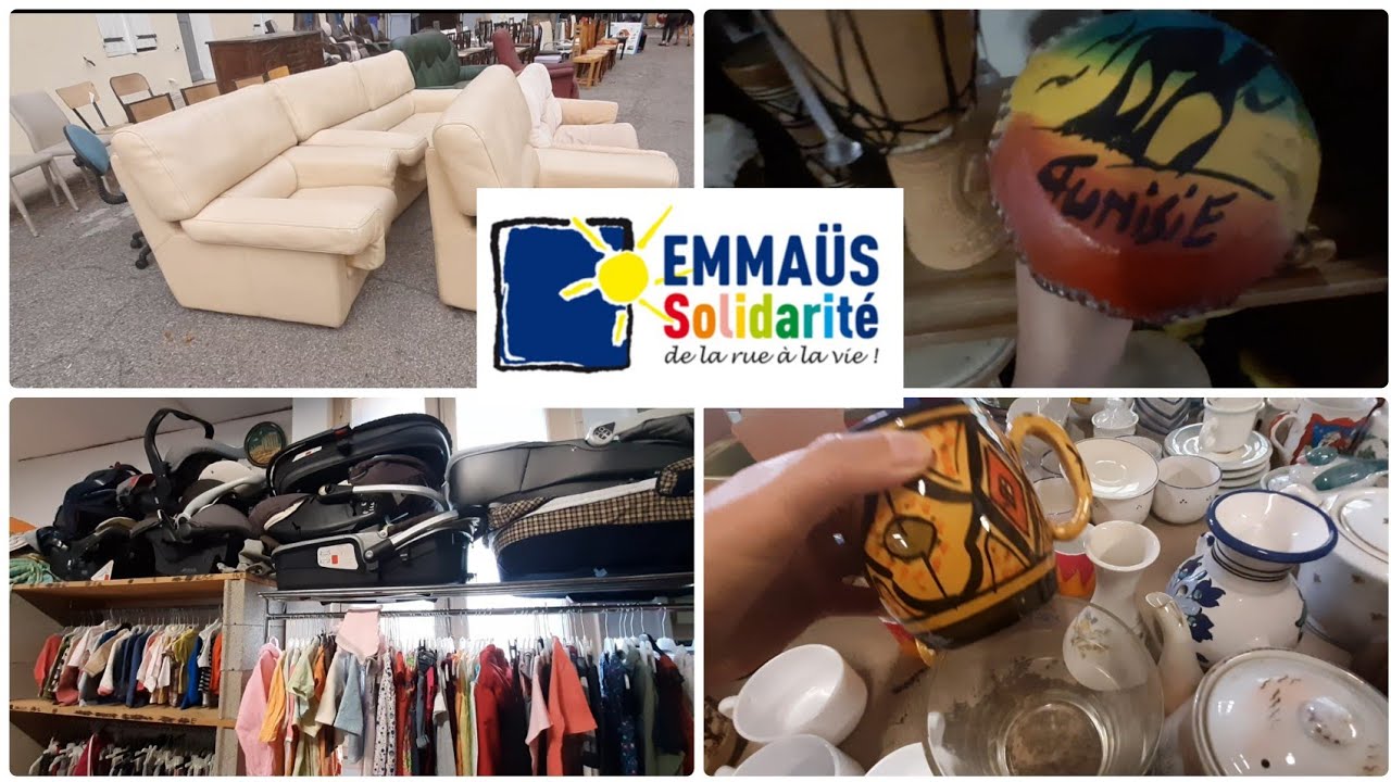 ⛔Je Vous Ammène chez Emmaüs Marseille  🇨🇵/جولة في اميوس مرسيليا/avec soukaina مع سكينة