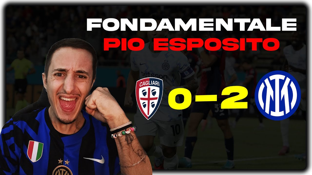 CAGLIARI - INTER  0-2! PIOOOOOOOOOOOO