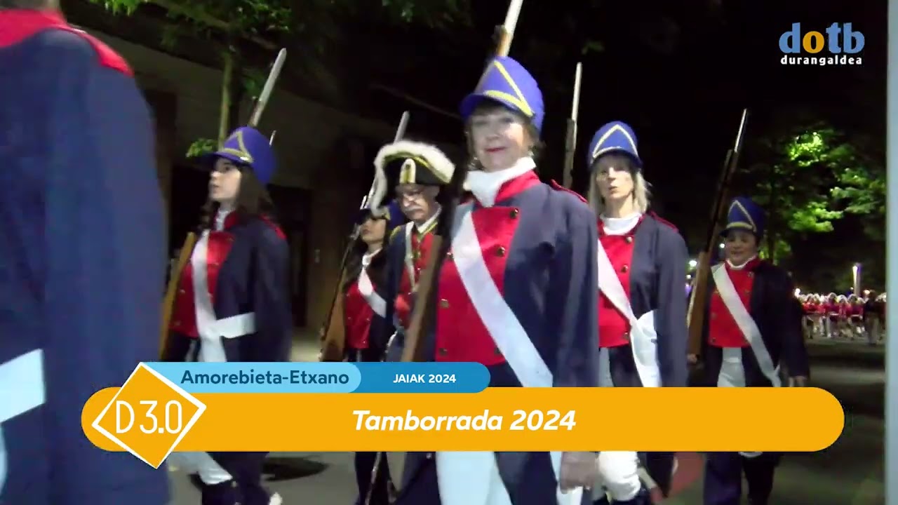 #dotb Tamborrada en las fiestas de Amorebieta Etxano