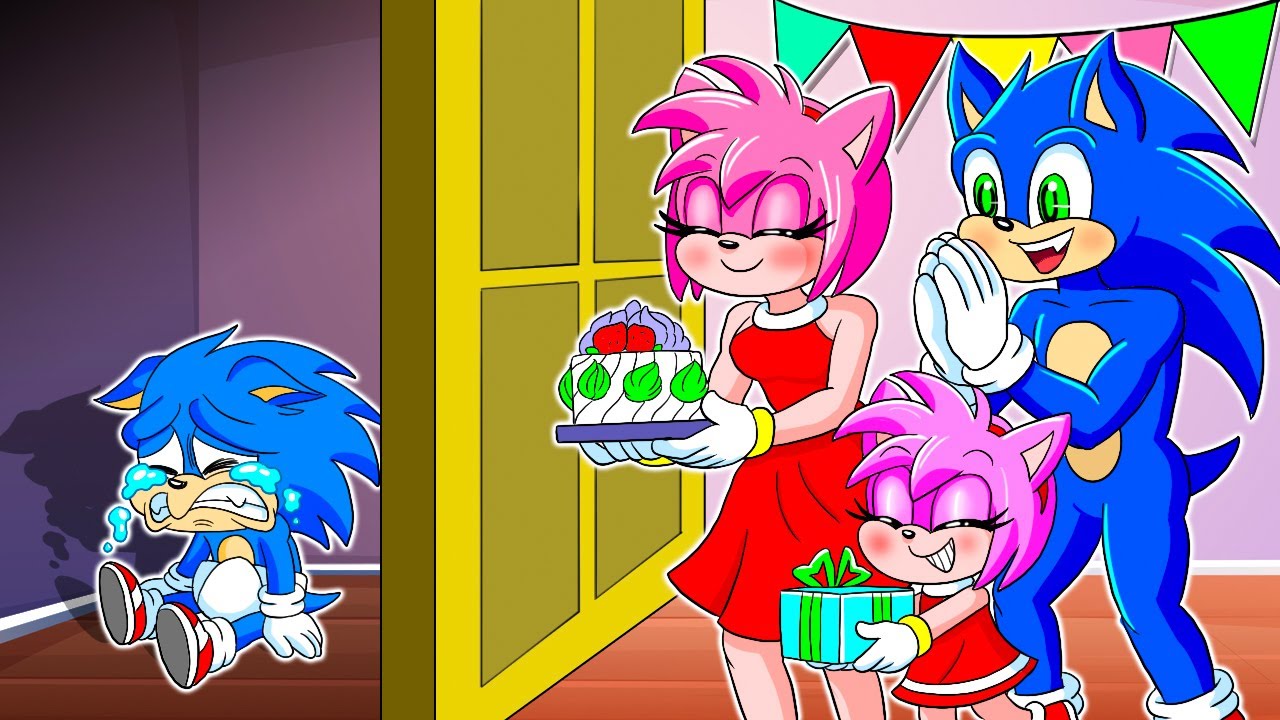 Baby Sonic, пожалуйста, вернитесь в семью | Счастливое воссоединение семьи | Sonic Cartoon Official