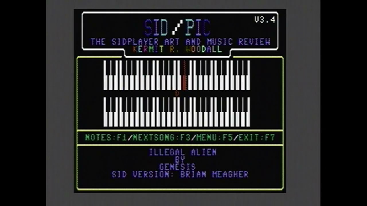 “Illegal Alien” | Genesis - REAL Commodore 64 (C64C) Sid/Pic Player – REAL SID CHIP