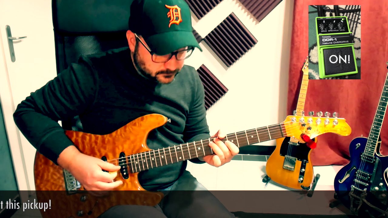 Dreamsongs Strat (Rod Magnets) Humbucker demonstration by Manuel Contreras
