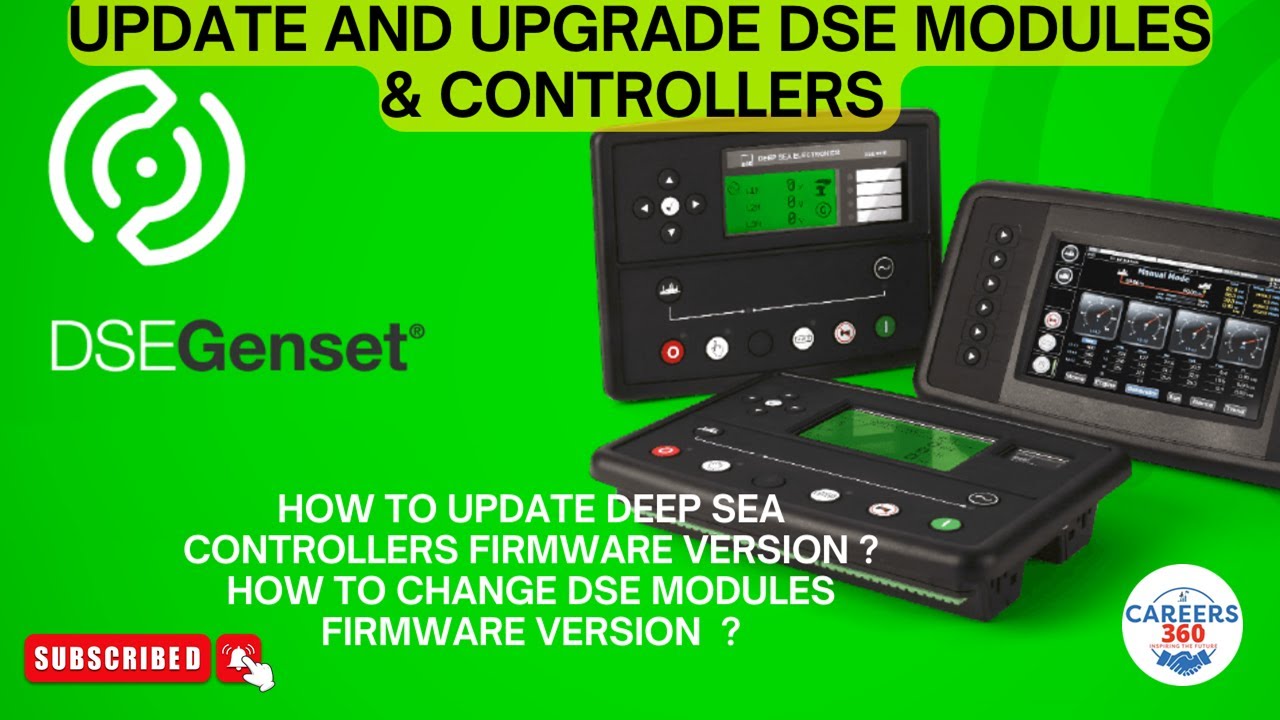How to Update Deep sea Controllers Firmware versions |How to Change DSE Modules Firmware versions