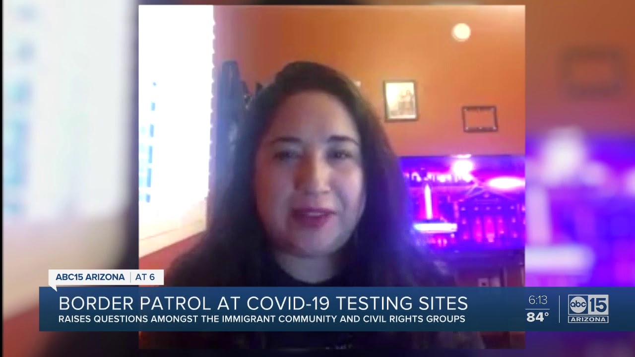 Border Patrol spotted at COVID-19 testing site