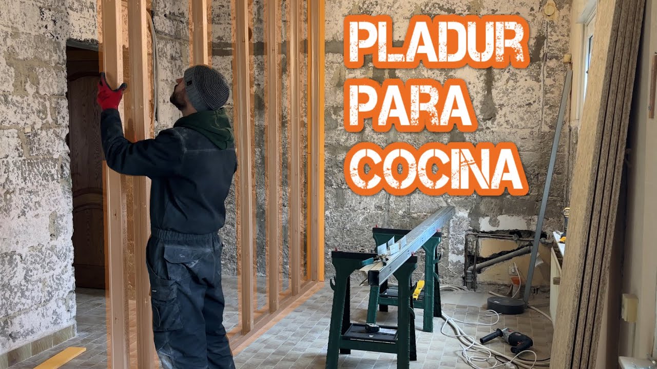Pared Reforzada con OSB y Pladur para Cocina 🚧 | Estructura Metálica DIY 🛠️
