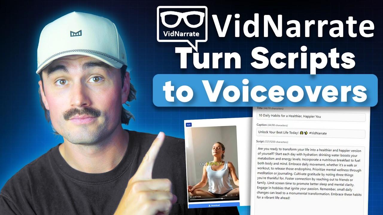 Vidnarrate AI Tutorial: Turn Your Script into Pro Voiceovers (Step-by-Step)