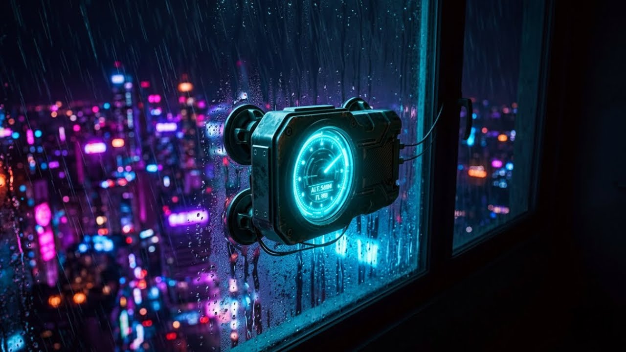 MIDNIGHT NEON OVERLOOK 🌃 1 Hour Cyberpunk Ambient for Deep Work & Coding