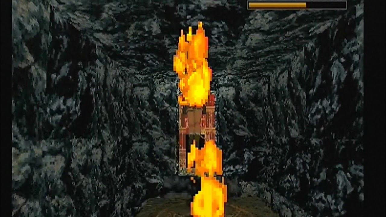 PS1 Tomb Raider (Oddities 6) - Burning Softlock (TR I)