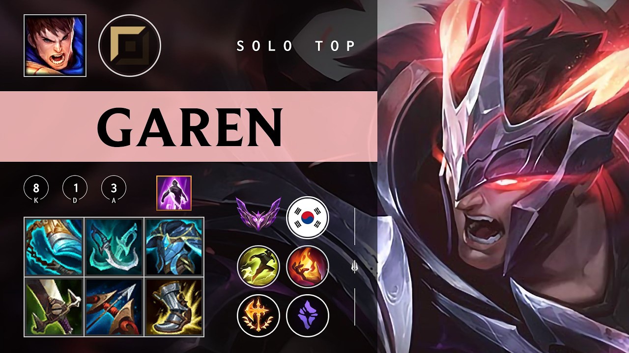 Garen Top vs Ekko - KR Master Patch 26.05