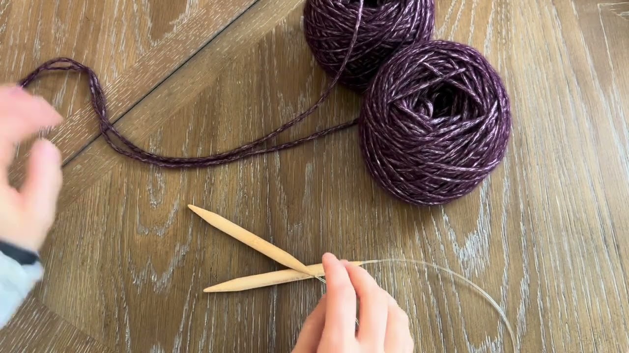 Как вязать в две нити (пошаговая инструкция)