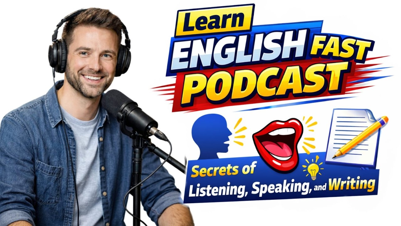 Подкаст Learn English Fast: Секреты аудирования, говорения и письма.